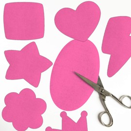 6 Iron-On Patches Iron Repair Kit 16 x 10 cm Fuchsia
