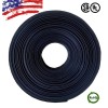 225FWY 25 FT. 25' Feet BLACK 1" 25mm Polyolefin 2:1