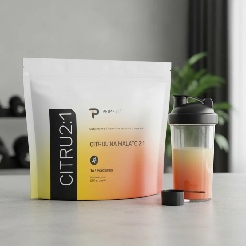 Citrulina Malato Pura Polvo Suplemento Primetech Citru2 500 167 Porciones