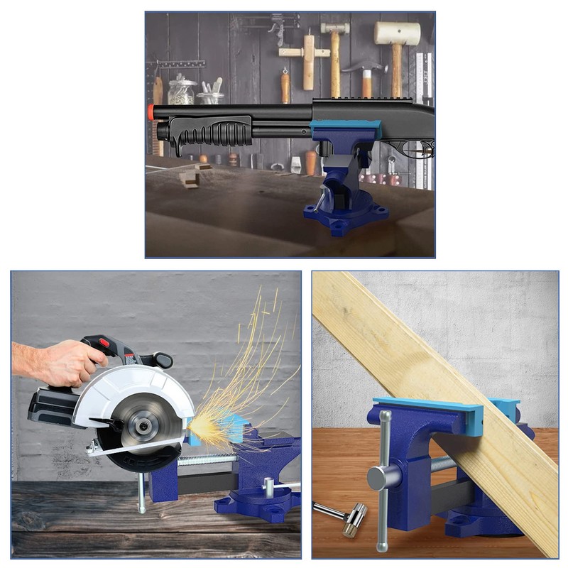 WANGCL 2 PACK 6 Inch Magnetic Vise Jaw Pads Covers