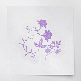 Decal Stickers of Elements (Lavender Purple) (Set of 2) Premium Waterproof Decal Stickers for Laptop Phone Accessory Helmet Car Window Mug Tuber Cup Door Wall Decoration - BICVER1c48611LA0124