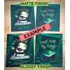 Handmade MATTE "Hate Everyone Coffee Helps* Cover Set 4 use