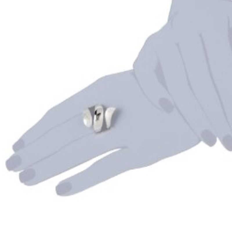 Vinani Snake Ring Twisted Shiny Brushed 925 Sterling Silver Snake