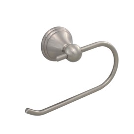 Formosa Design Hardware Toilet Paper Holder Variety of Finishes and Styles Available (Modern Euro, Brushed Nickel)