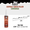 Asphalt Crack Filler- Black - 4 Pack