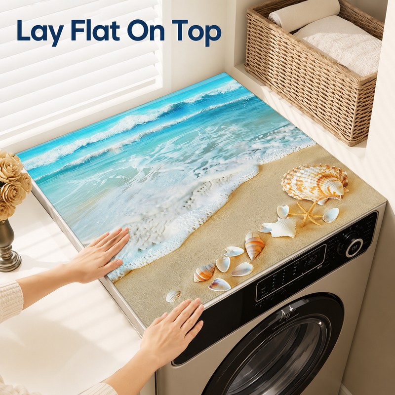 Washer and Dryer Top Mat for Laundry Room - Starfish