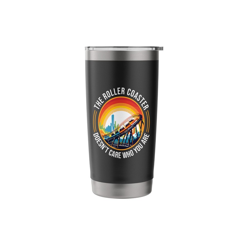 Amusement-Park Theme-Park Funfair Carnival Roller-Coaster Stainless Steel Insulated Tumbler