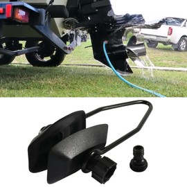 Gaderth Marine Boat Motor Flusher, Large Rectangular Cap Ear Muffs Flush Away Sand Salt, Boat Dual Water Feed Motor Flusher for Fast Connection Show