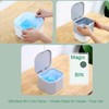 Desktop press type pop-up lid Scandinavian small rubbish bin small
