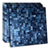 XUANINY 5-Sheet Peel and Stick Backsplash Tiles Dark Blue Surface