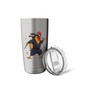 Funny Ninja Chicken Anime Warrior Samurai Cosplay Stainless Steel Insulated