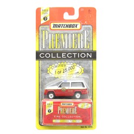 Matchbox Premiere Jeep Cherokee Fire Chief Series 7 #34310