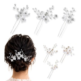 Toteca_h4-1 Flower Hair Ornament, U-Pin, Set of 3, Hair Accessories, Weddings, Coming-of-Age Ceremonies, Graduation Ceremonies, School Entrance Ceremonies, Shichi-Go-San Festivals, Recitals, Thank You Party, Kimono, Yukata, Hakama, Kimono, Dress, Long Sl