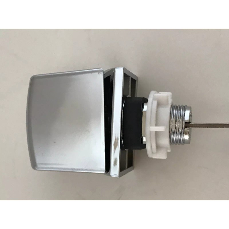 NUFLUSH Chrome Push-Down Flush Handle, Side Mount