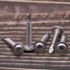 #10 x 1-1/2" Stainless Wafer Head Self Drilling Screw Phillips