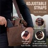 ASEBBO Insulated Lunch Bag 10L Sturdy Waxed Canvas Lunch Box