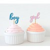 Darling Souvenir, Gender Reveal Cupcake Toppers, Boy Or Girl, Twins