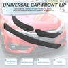 DREAMIZER Universal Front Bumper Lip Strut Rod Spoiler Wing Wide