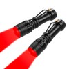 WAYLLSHINE 2 Pack Red Light Flashlight Single Mode Red LED