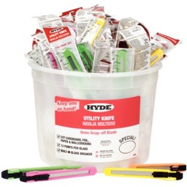 Hyde #49696 SNAP KNIFE 50PC 9MM