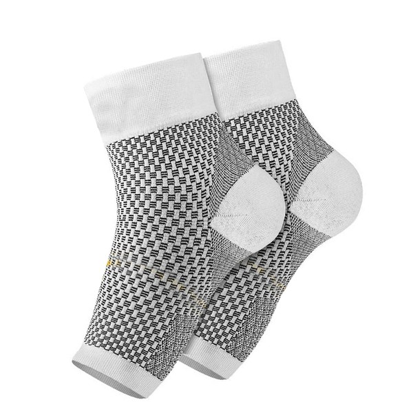1 Pair Breathable Plantar Fasciitis Socks Compression Foot Brace Support Arthritis Arch Ankle Heel Achilles Tendon Men Women Night Splint Football Running
