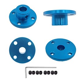 4pcs 8mm Aluminum Alloy Rigid Flange Coupling Motor Guide Shaft Coupling for DIY Motor Connector
