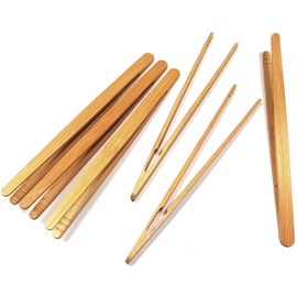 TomYang - Natural Bamboo Tongs