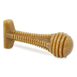 SodaPup Honey Bone Dental Tower – Durable Dog Chew Toy Made in USA from Non-Toxic, Pet Safe, Food Safe Nylon Material for Mental Stimulation, Clean Teeth, Fresh Breath, Problem Chewing, & More
