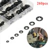 Starlock Washers, Inner Tooth Quick Release Circlip Assortment Kit Washers