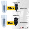LEONTOOL Tire Repair Rubber Nails, 2 Sizes, 60 Pieces, Tire