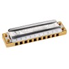 HOHNER M2009BX Marine Band Crossover Harmonica, Key of B, Stainless