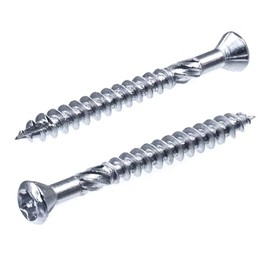 SECCARO Decking Screws 4x35mm C1 Stainless Steel Wood Screw with Cut Tip and Cutting Notch, TX/Hexalobular Socket (Pack of 200)