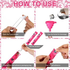 Suclain 80 Pcs Travel Tube Set Includes 0.4 oz Tubes for Women, Reusable Wrappers, Foldable Silicone Funnels for Outdoor Sports