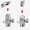 Shower Diverter Valve 3 Way Kitchen Tap Diverter Brass Sink