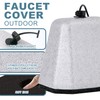 MANUMARINE Outdoor Faucet Covers for Winter Freeze Protection, Foam Spigot
