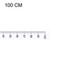 uxcell Adhesive Backed Tape Measure 100cm Vertical Read Measuring Tape