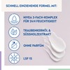 NIVEA Beruhigende Tagespflege 24h Feuchtigkeit LSF 15, parfumfreie Gesichtscreme für