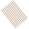 Therwen 10 Pcs Pure Copper Round Rod - 4 Inch