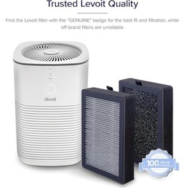 LEVOIT Purificador de aire de repuesto LV-H128-RF 3 en 1 Pre, H13 True HEPA, carbón activado, sistema de filtración de 3 etapas, filtro LV-H128 | AHAM