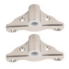 2PCS 1/2in Oarlock Socket 316 Stainless Steel Side Mount for