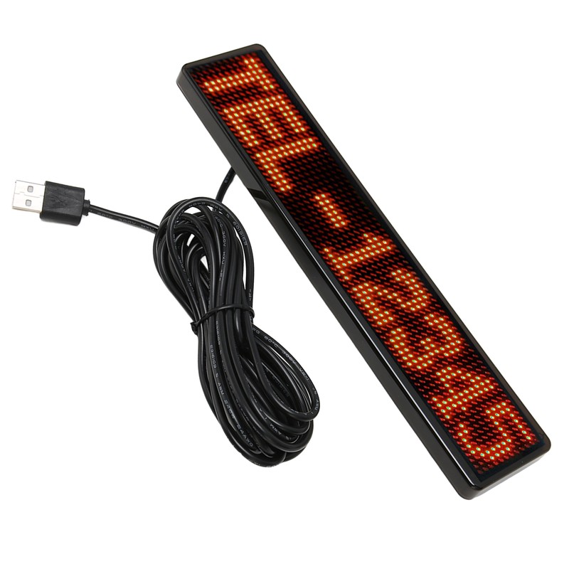LED Matrix Panel 12x72 Dots Bluetooth APP Control Programmable Scrolling