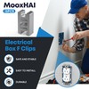 MooxHAI 15 Pcs Switch Box Straps on Electrical Outlet Repair