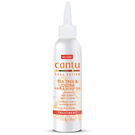 Cantu Tea Tree & Jojoba Hair & Scalp Oil with Shea Butter, 6 fl oz