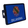 Oklahoma State Flag Trailer Hitch Cover Plug OK