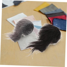 VILLFUL 4pcs Fake Craft Fur Fabric Faux Fur Fabric Variety Material for Gnome Beard DIY Costumes