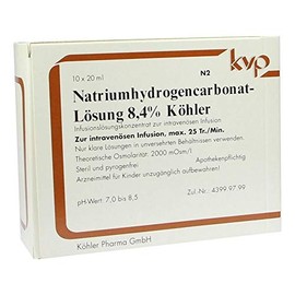 Sodium Hydrogen Carb 8.4%, 10 x 20 ml