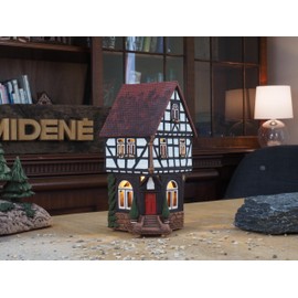 Midene Ceramic House Tea Light Holder House in Lauterbach 21 cm