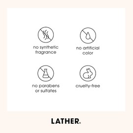 LATHER Bamboo Lemongrass Crème Rinse, 2 Pack of 8 Oz Bottles - Lightweight Detangler, this Gentle Hair Conditioner Leaves Hair Feeling Light and Manageable All Day