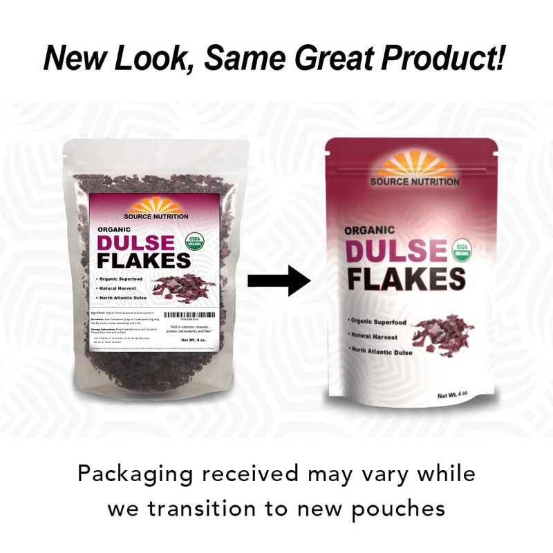 Organic Dulse Flakes - Sun Dried, Wild Crafted, North Atlantic
