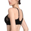 Lemorosy Women's Full Coverage Underwire Lace Unlined Minimizer Bra for